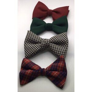 4 Piece Vintage Bow Tie Lot 💙